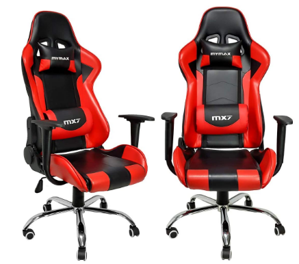 Cadeira Gamer MYMAX Mx7 (Vermelho e preto)