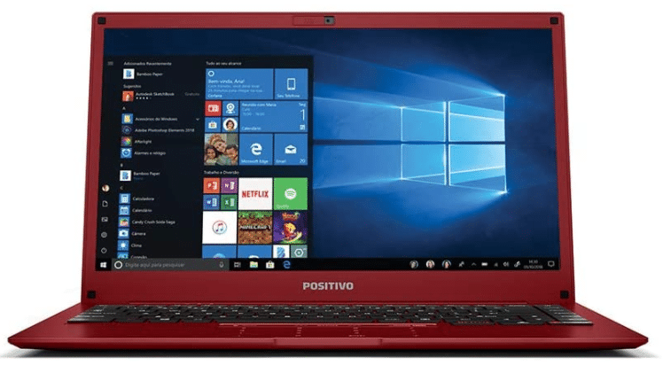 Notebook Positivo Motion Plus RED Q464B
