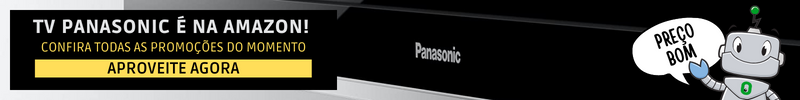Banner da Amazon de TV Panasonic no SQÉB