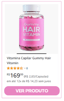 Vitamina Capilar Gummy Hair Vitamin